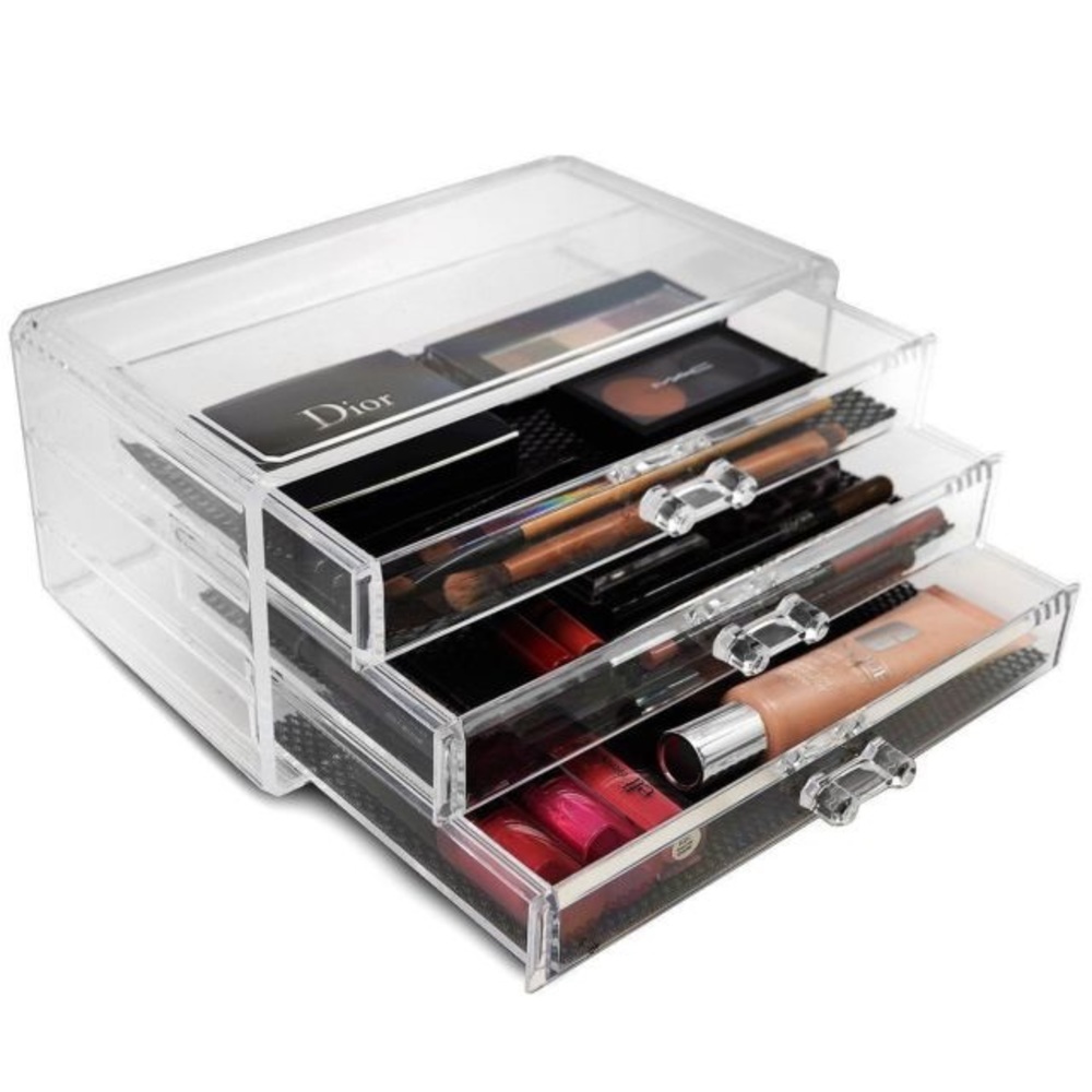 3 Drawer Acrylic Makeup Organizer